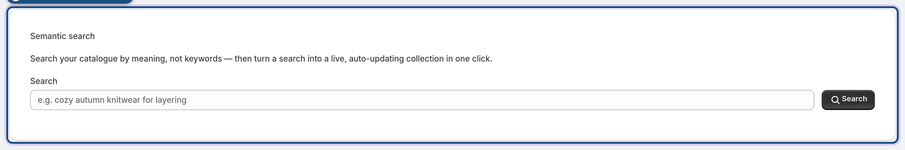 Find the search box